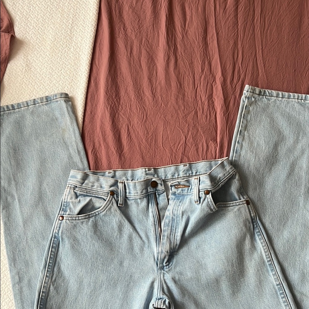 Light Blue wrangler retro Denim Jeans
